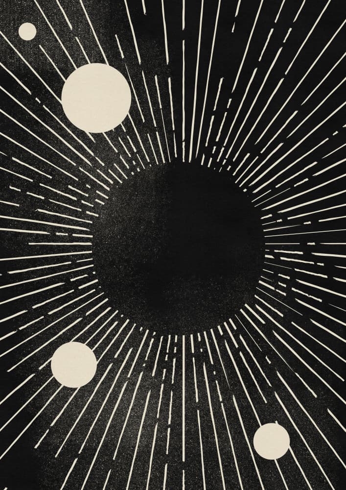 Celestial Sunburst by Nicholas — canvas wall art