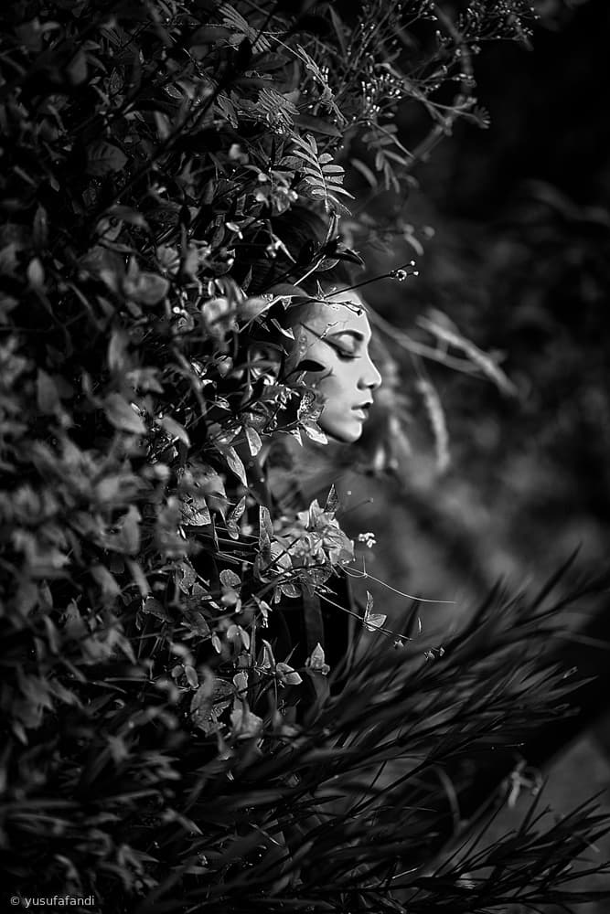Ethereal Forest Woman by Yusuf Afandi — canvas wall art