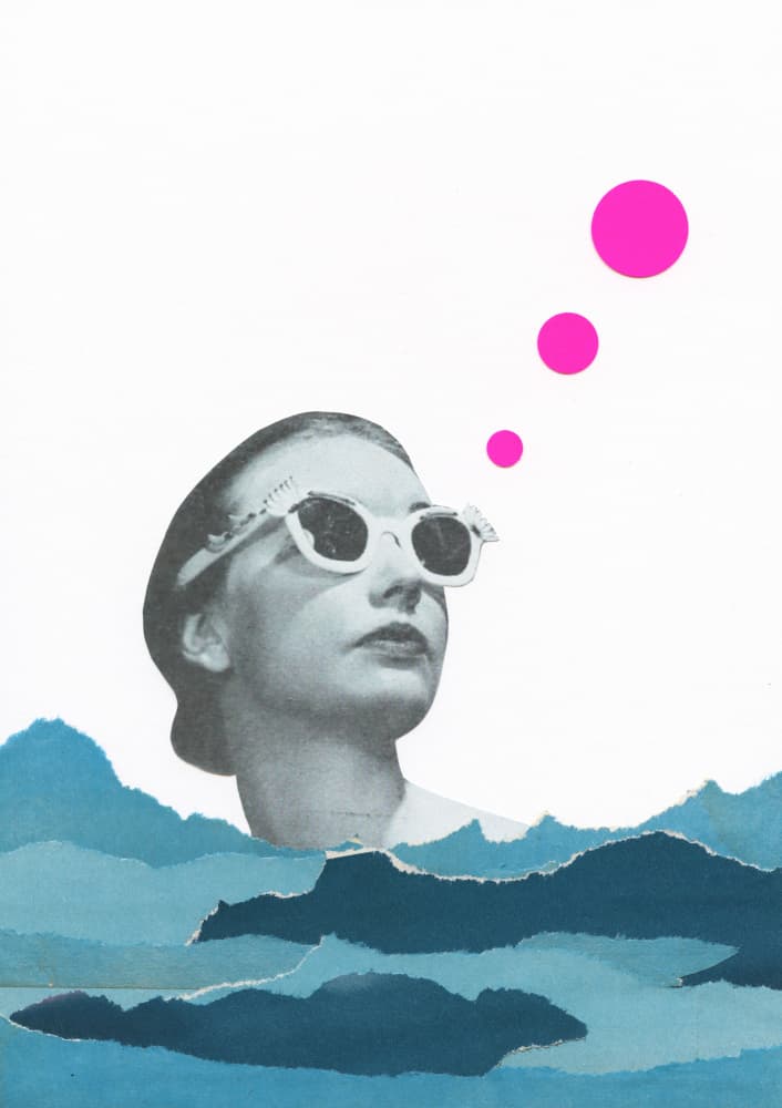 Pink Bubble Daydream by Cassia Beck — canvas wall art