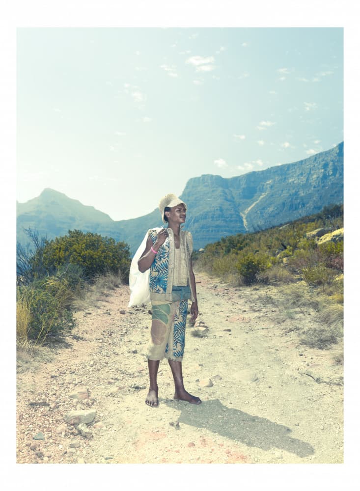 Barefoot Mountain Wanderer by Thabiet Kamaldien — canvas wall art