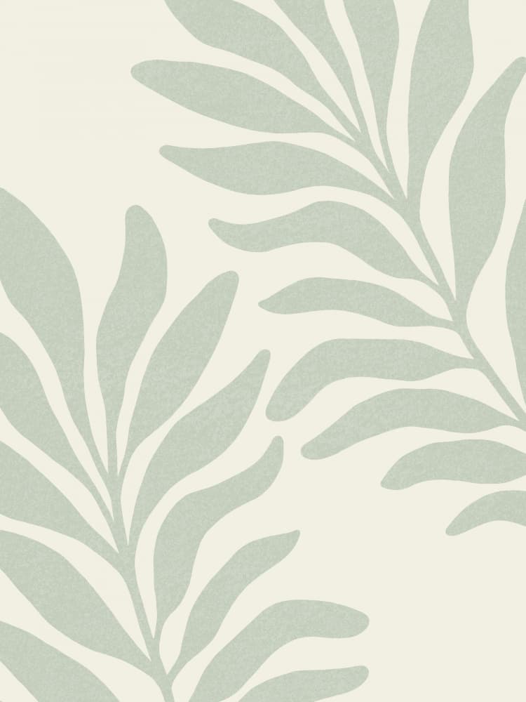 Sage Botanical Leaves by Krisztina Jung — canvas wall art