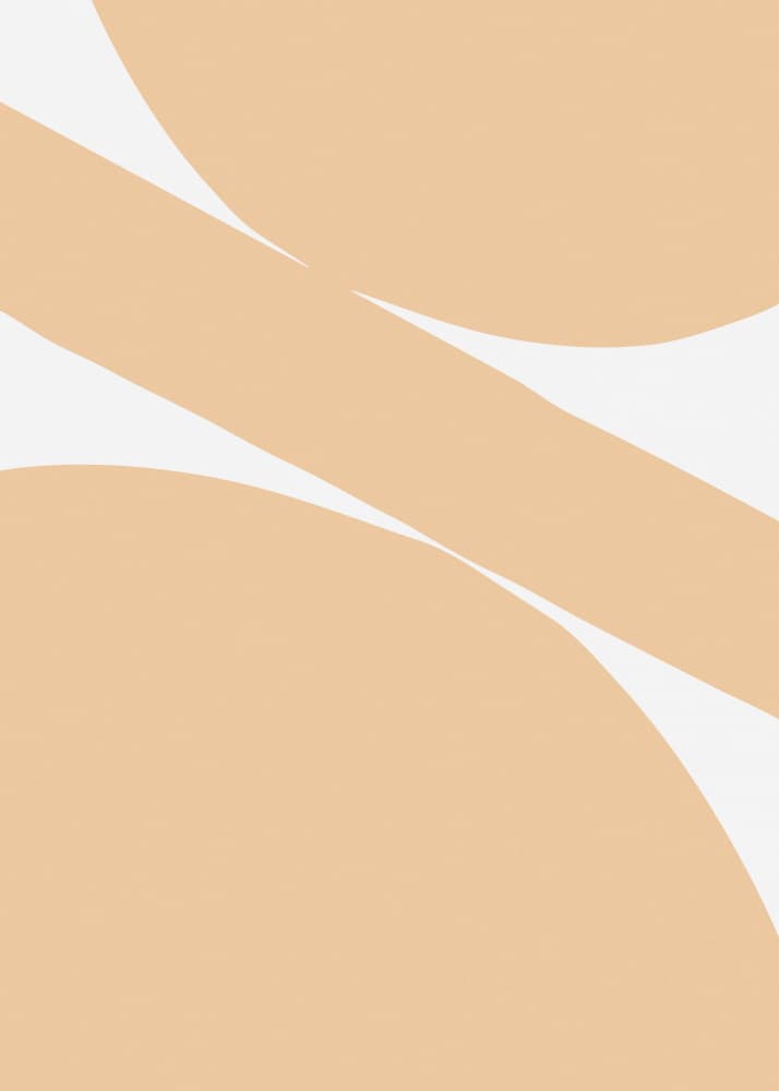 Flowing Beige Abstract by Old Artists Studio — canvas wall art