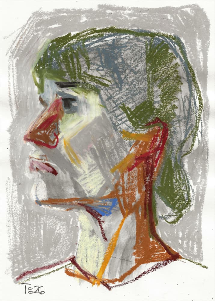 Portrait by Tore Bahnson — canvas wall art
