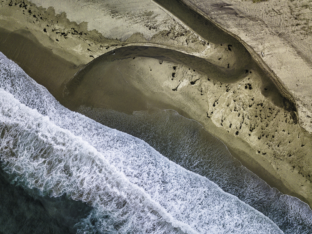 Ocean Meets Estuary by Rob Darby — canvas wall art