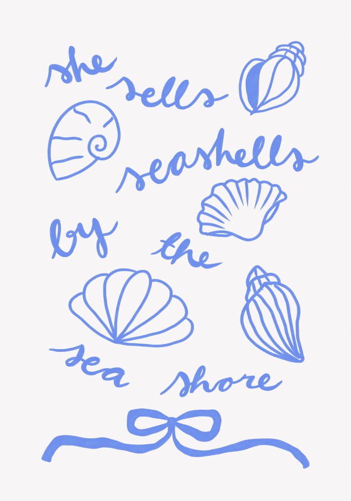 Seashell Serenity by Athene Fritsch — canvas wall art