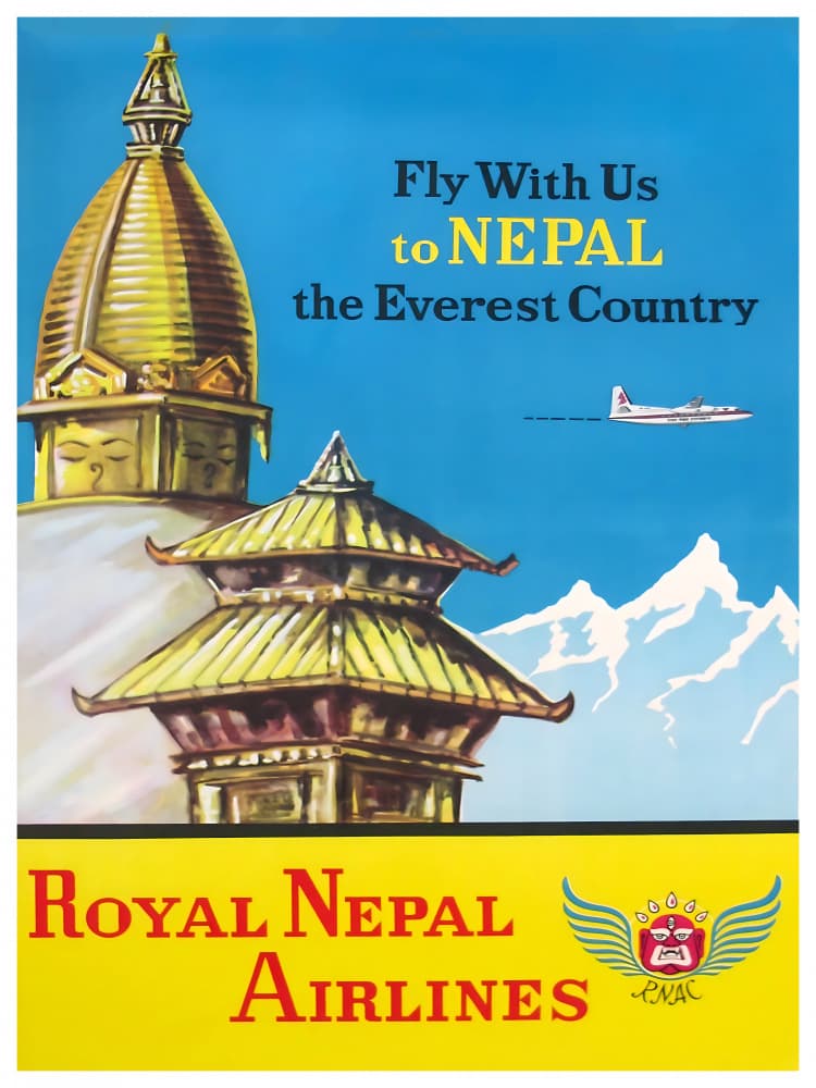 Nepal Everest Flight by Chad Hyde — canvas wall art