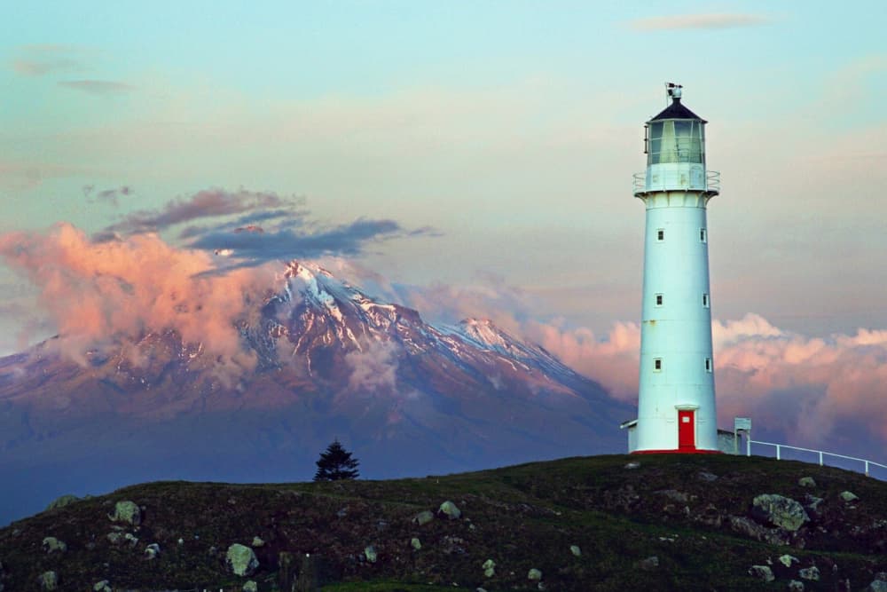 Lighthouse Mountain Sunset by Dragan Keca — canvas wall art