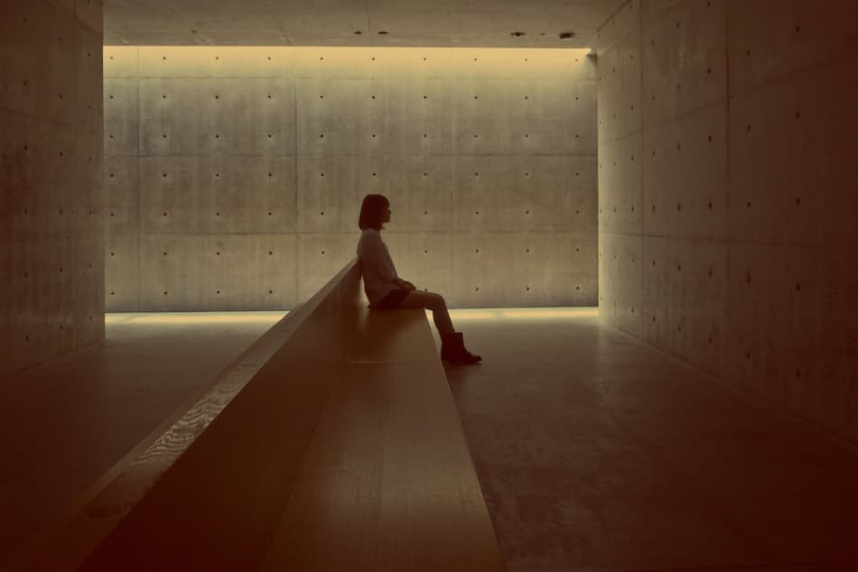 Quiet Moment Concrete Hall by Koji Sugimoto — canvas wall art