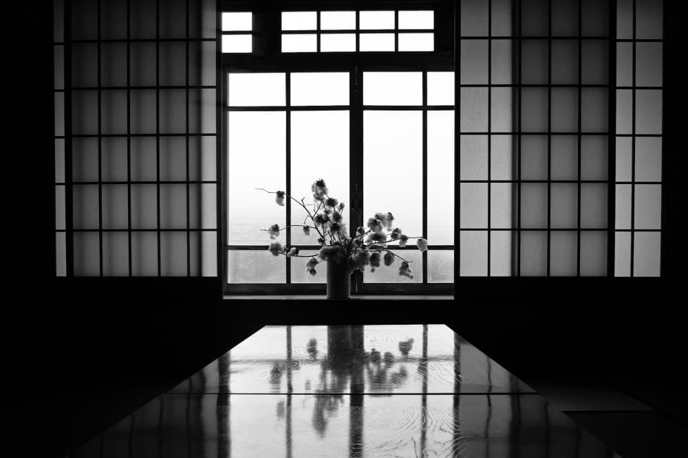 Japanese Window Reflection by Koji Sugimoto — canvas wall art