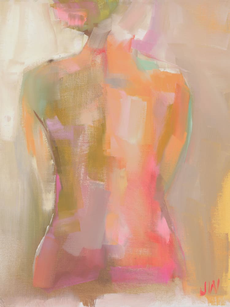 Woman S Back by Jenny Westenhofer — canvas wall art