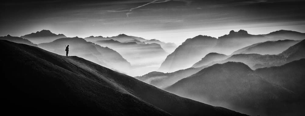 Solitary Mountain View by Vito Guarino — canvas wall art