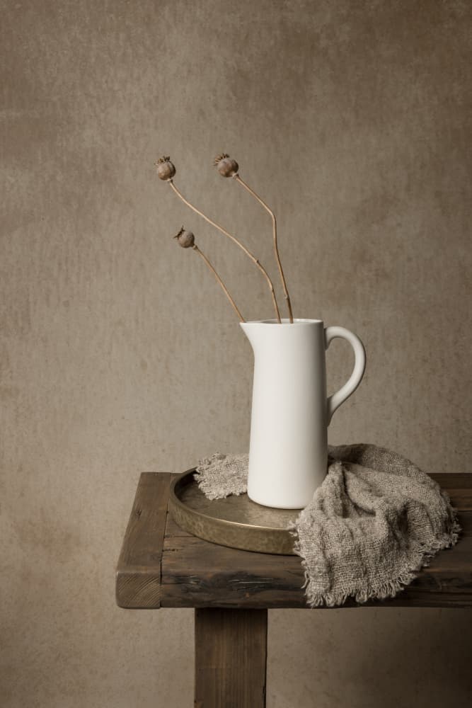 Rustic Poppy Still Life by Mayra Pama — canvas wall art