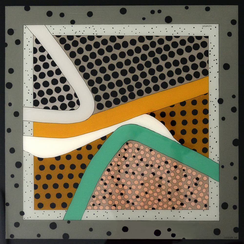 Modern Geometric Curves by Irene Yesley — canvas wall art
