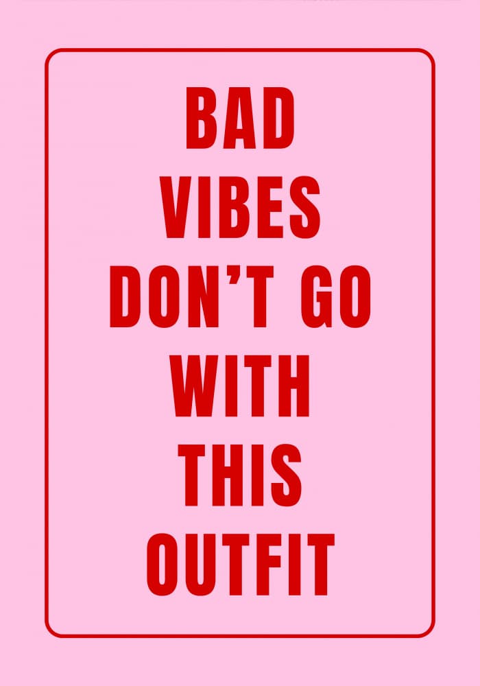 Positive Vibe Wardrobe by Athene Fritsch — canvas wall art