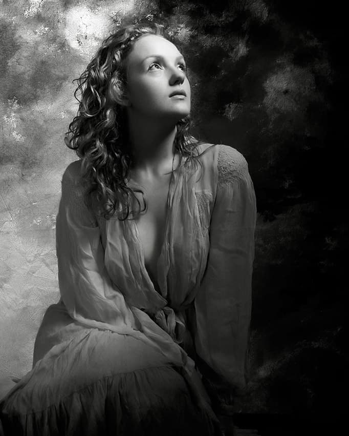Contemplative Spirit Portrait by Peter Turner — canvas wall art