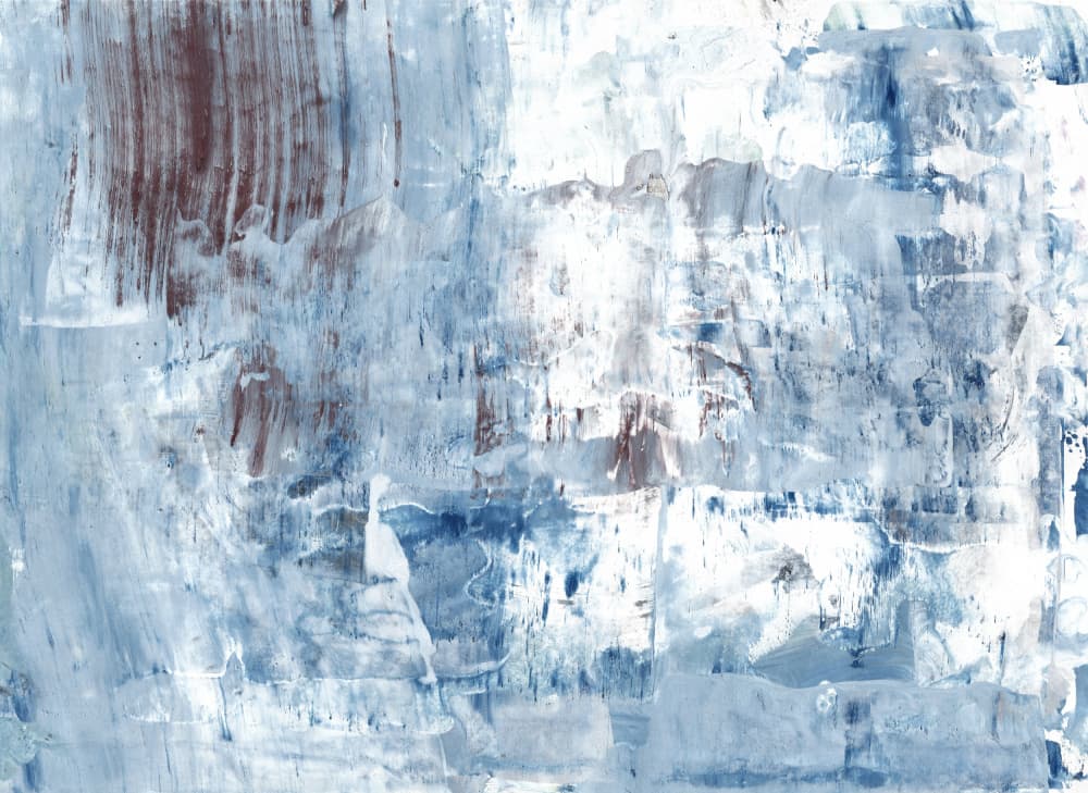 Blue Ice Abstract by Annick — canvas wall art