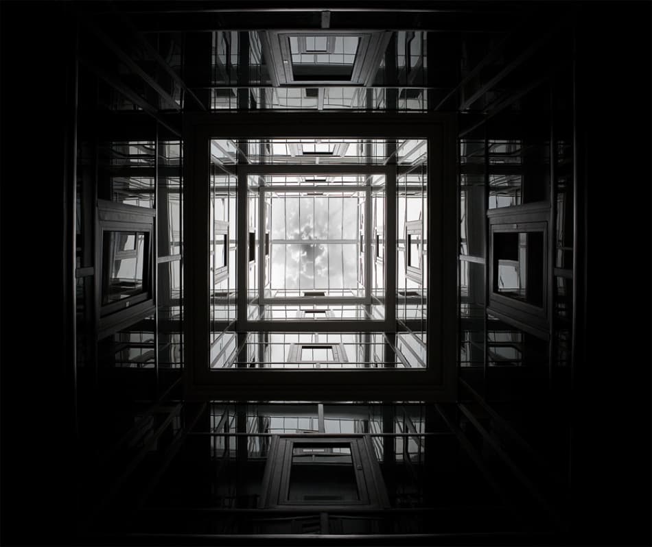 Geometric Sky Gaze by Semir Catovic — canvas wall art