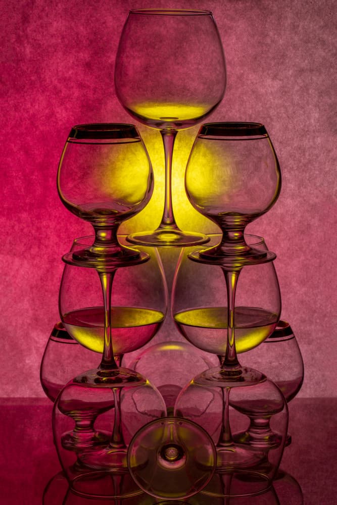 Glass Pyramid Glow by Brig Barkow — canvas wall art