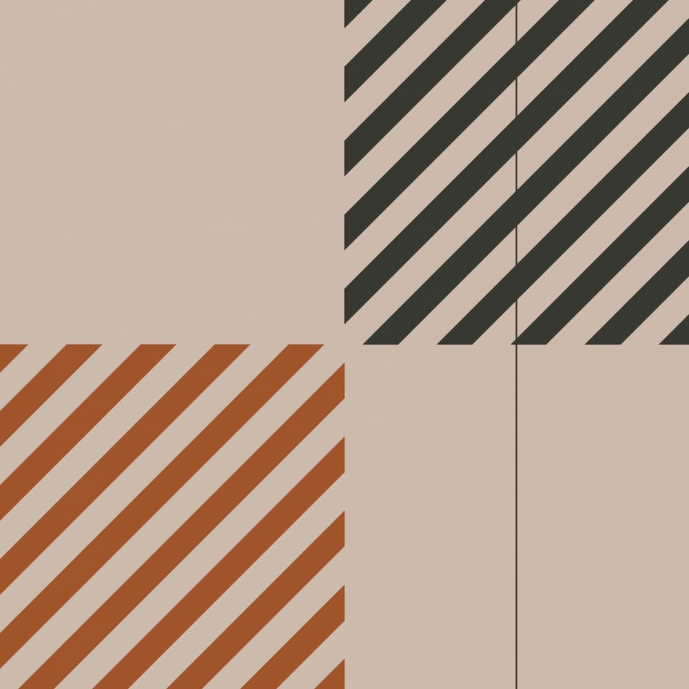 Earthy Plaid Pattern by Irene Demetri — canvas wall art