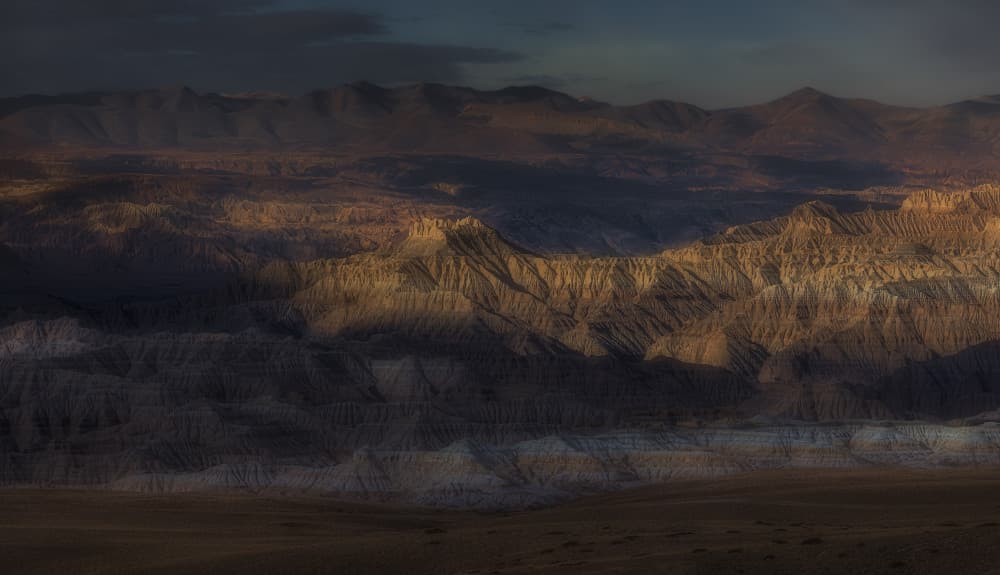 Golden Hour Mountains by 吴子诚WuZiCheng — canvas wall art