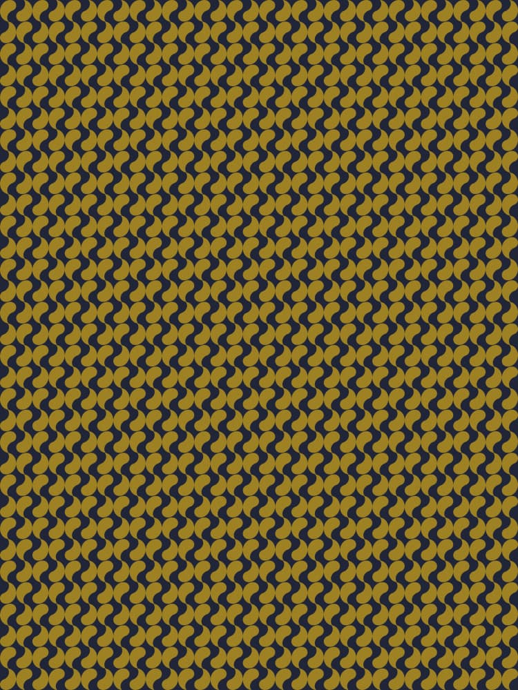Elegant Wavy Gold Pattern by Little Dean — canvas wall art