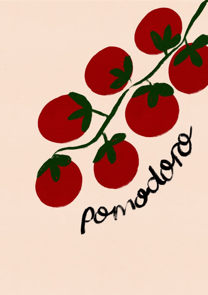 Italian Pomodoro Tomatoes by Dirkie Nell — canvas wall art