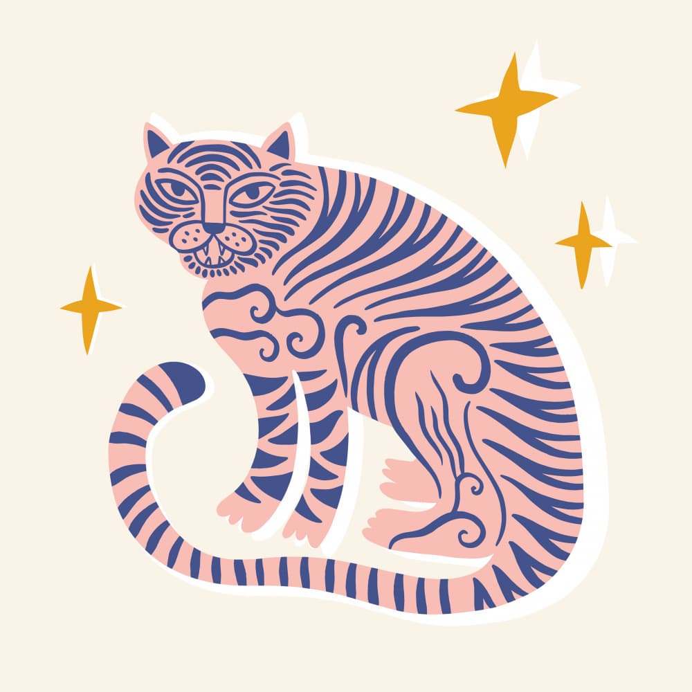 Bohotiger by Treechild — canvas wall art