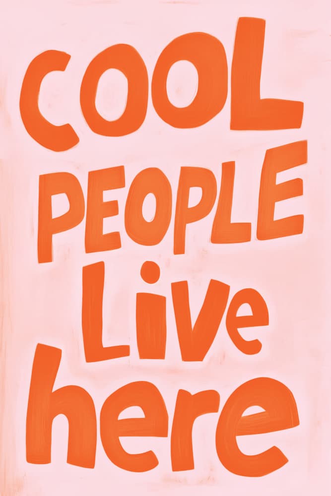 Cool People by Kathrin Pienaar — canvas wall art
