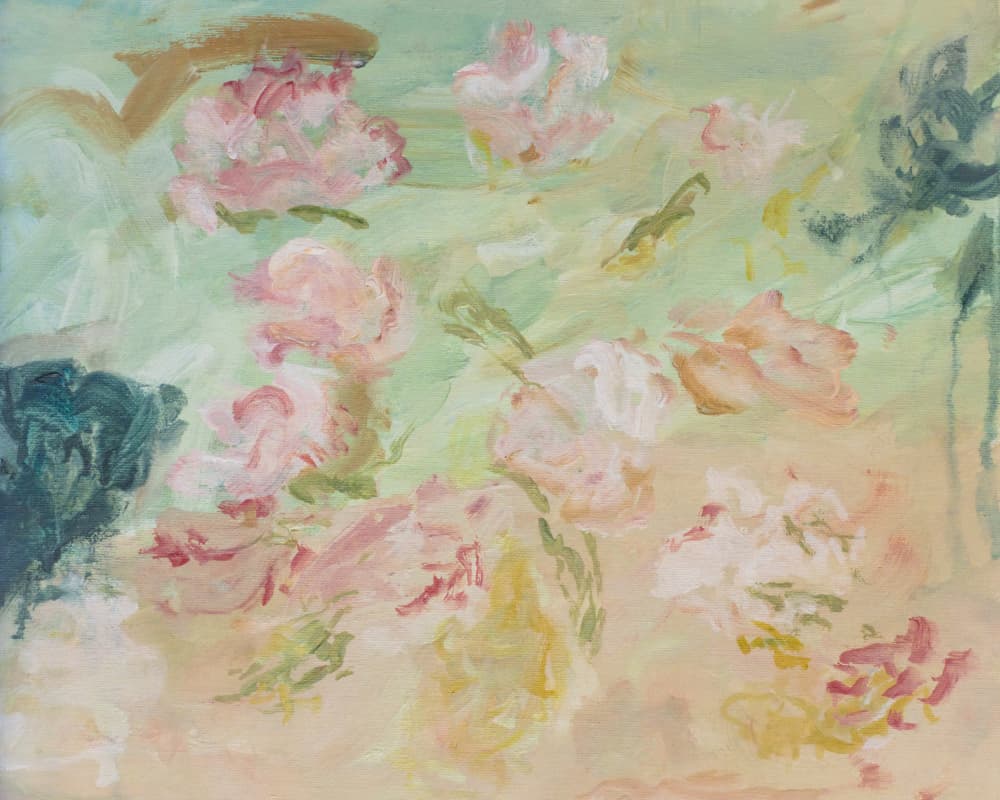 Soft Pink Blooms by Emily Tingey — canvas wall art