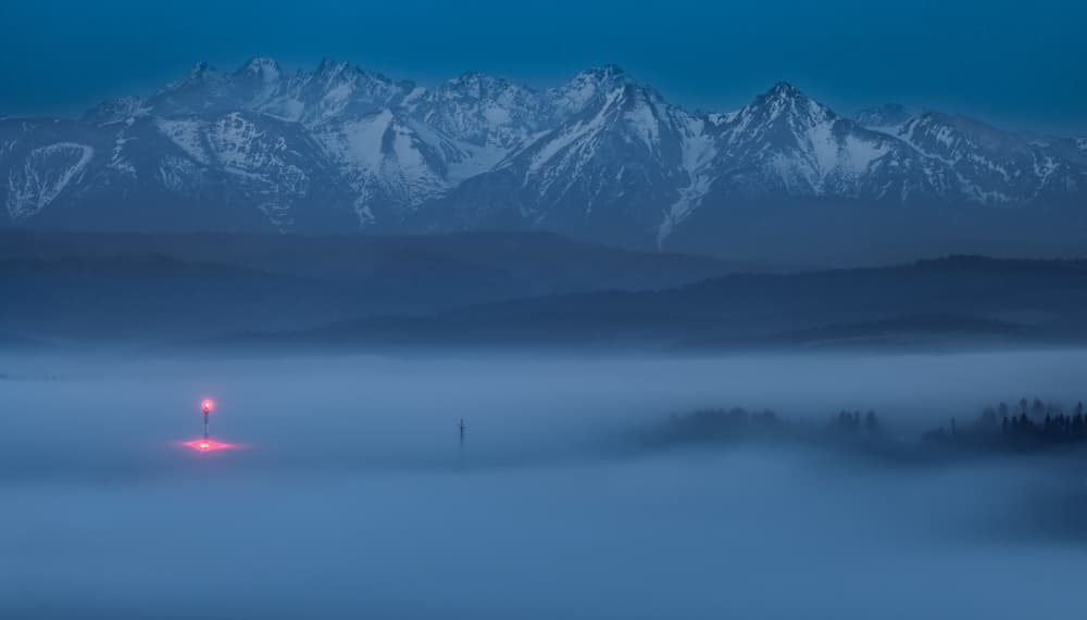 Snowy Peaks Morning Fog by Slawomir Kowalczyk AFRP  FIAP  IAAP — canvas wall art