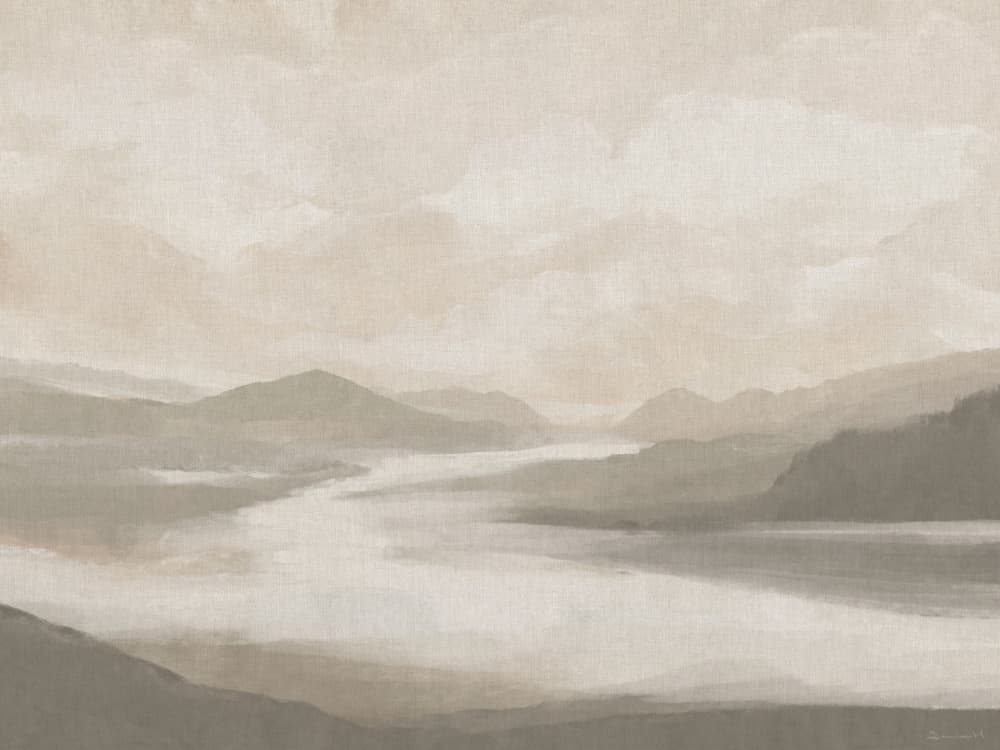 Lake Sunrise by Dan Hobday — canvas wall art
