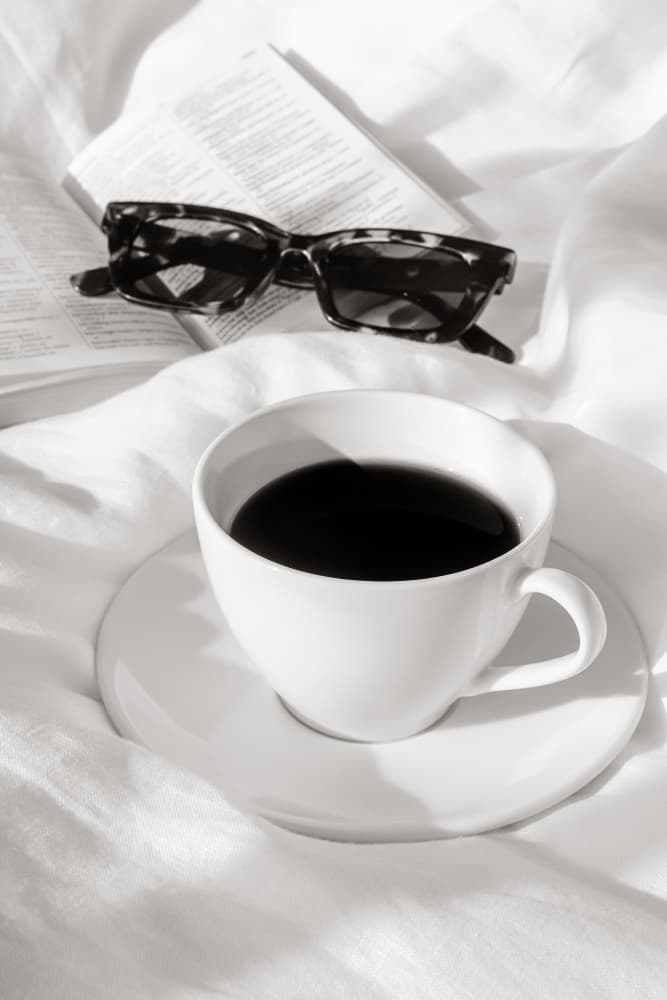 Morning Coffee and Reading by Old Artists Studio III — canvas wall art