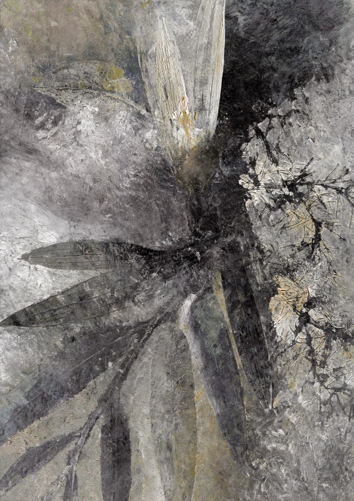Dark Nature Abstract by Rosana Laiz Blursbyai — canvas wall art