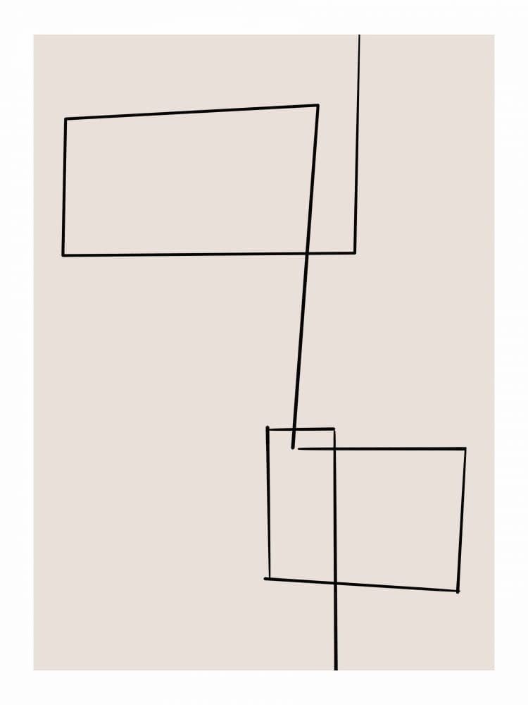 Intersecting Lines by Treechild — canvas wall art