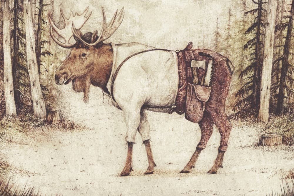 Lumberjack Season by Mike Koubou — canvas wall art