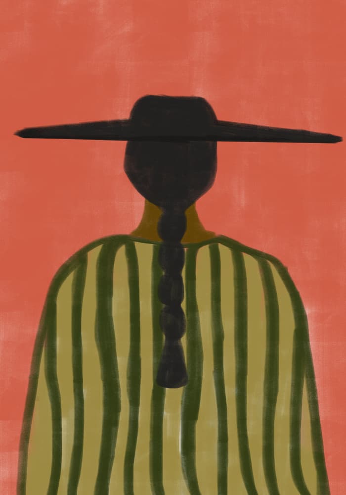 Southwester Woman No.2 by THE MIUUS STUDIO — canvas wall art