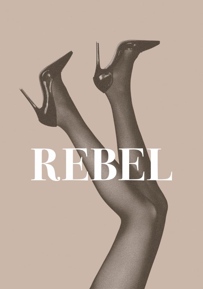 Rebel Fashion Heels by Old Artists Studio III — canvas wall art