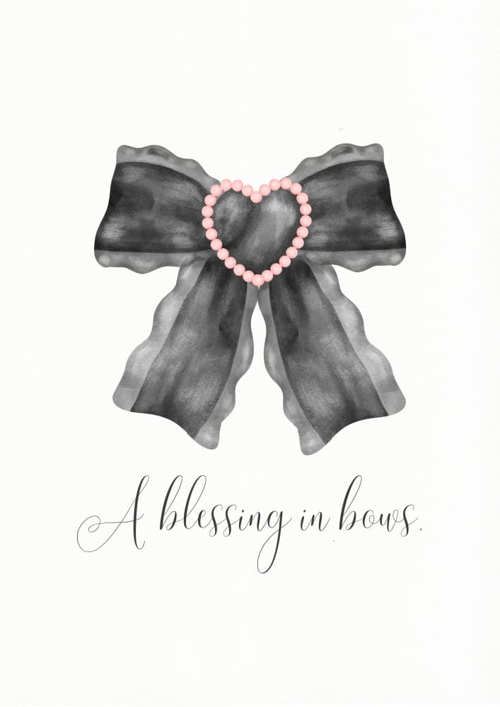 A Blessing In Bows by Saskia Michele — canvas wall art