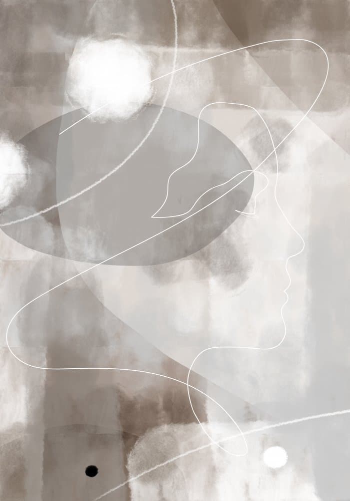 Soft Neutral Profile by Old Artists Studio II — canvas wall art