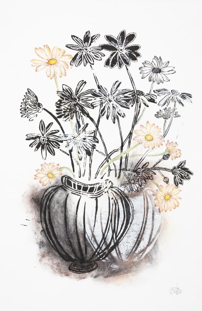 Artistic Flower Vase by Mette Rix — canvas wall art