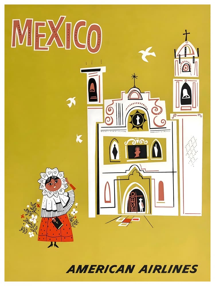 Vintage Mexico Travel by Chad Hyde — canvas wall art