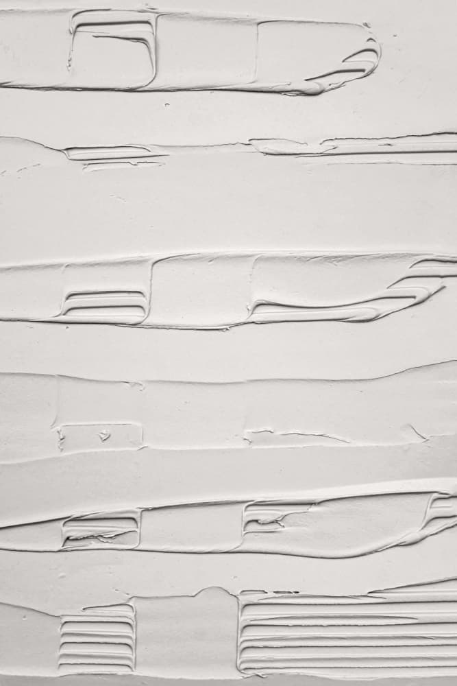 Abstract White Relief by Old Artists Studio III — canvas wall art