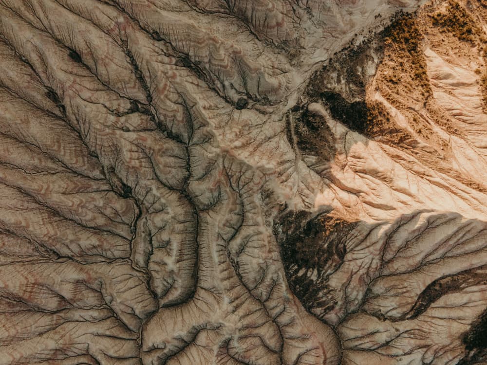 Arid Earth Patterns by Javier Pardina — canvas wall art
