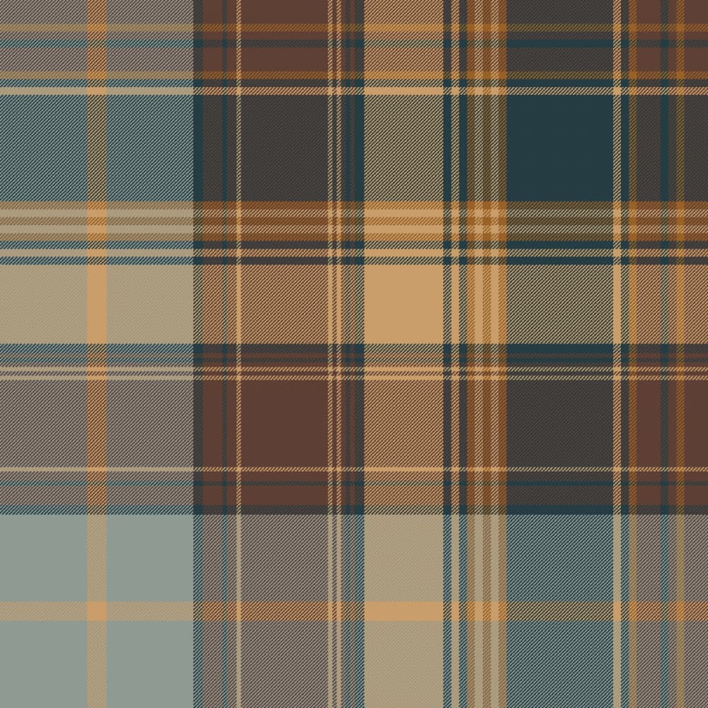 Classic Autumn Plaid by Alexandra Weise — canvas wall art