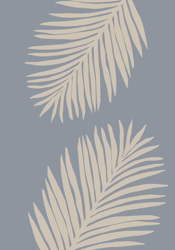 Minimalist Palm Leaves by Old Artists Studio — canvas wall art