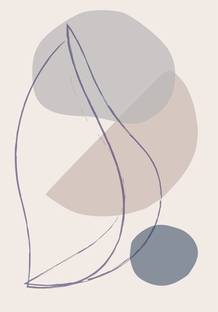 Muted Organic Forms by Old Artists Studio — canvas wall art
