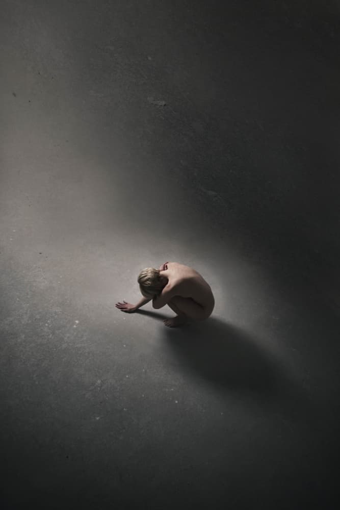 Vulnerable Female Form by Radovan Skohel — canvas wall art