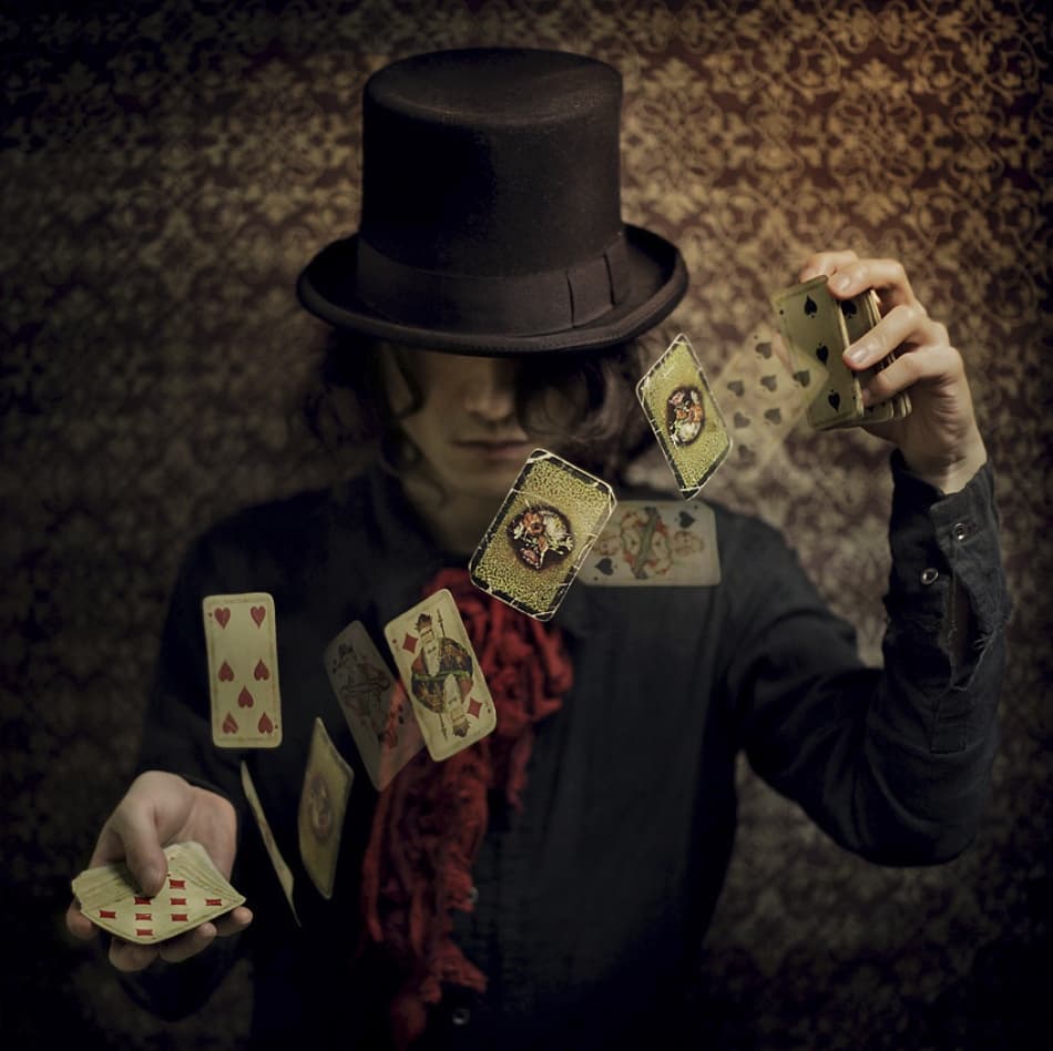 Magic Card Illusion by Kiyo Murakami — canvas wall art