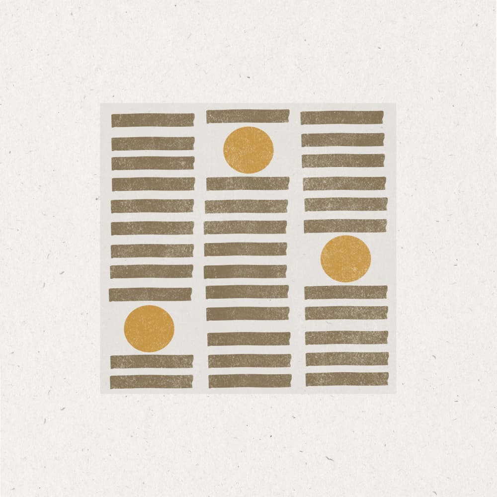 Golden Harmony by THE MIUUS STUDIO — canvas wall art