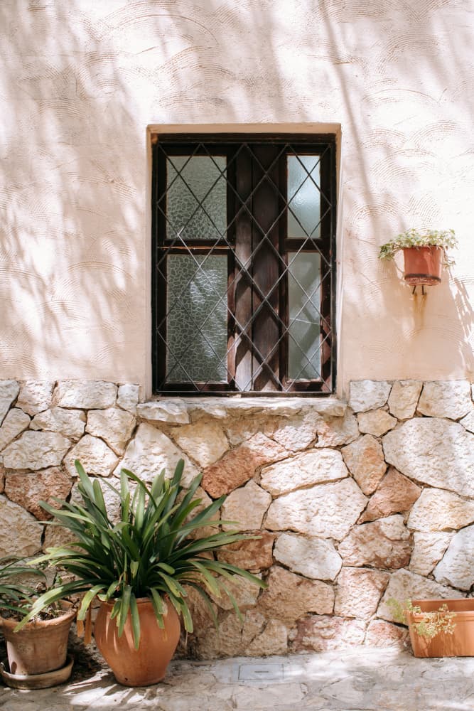 Sunlit Rustic Window by Claudia Casal — canvas wall art